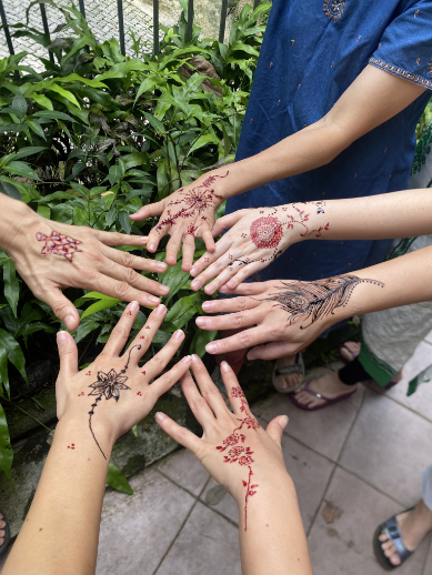 Deepavali Henna Hands