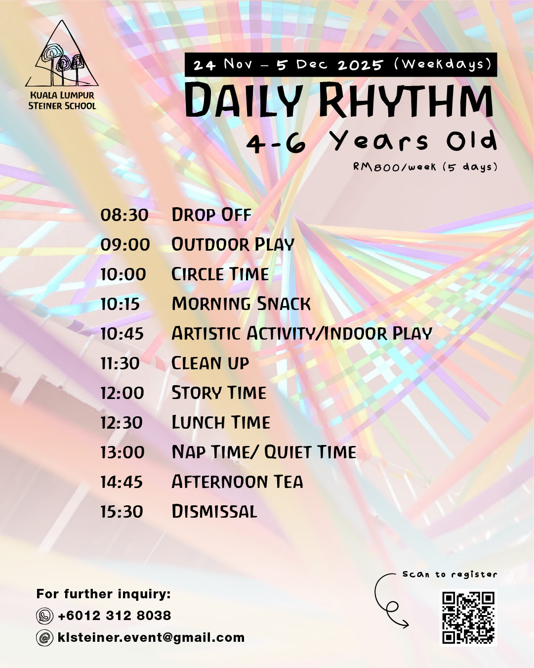 Year End Early
                                        Childhood Holiday Day Care (Age 4-6)