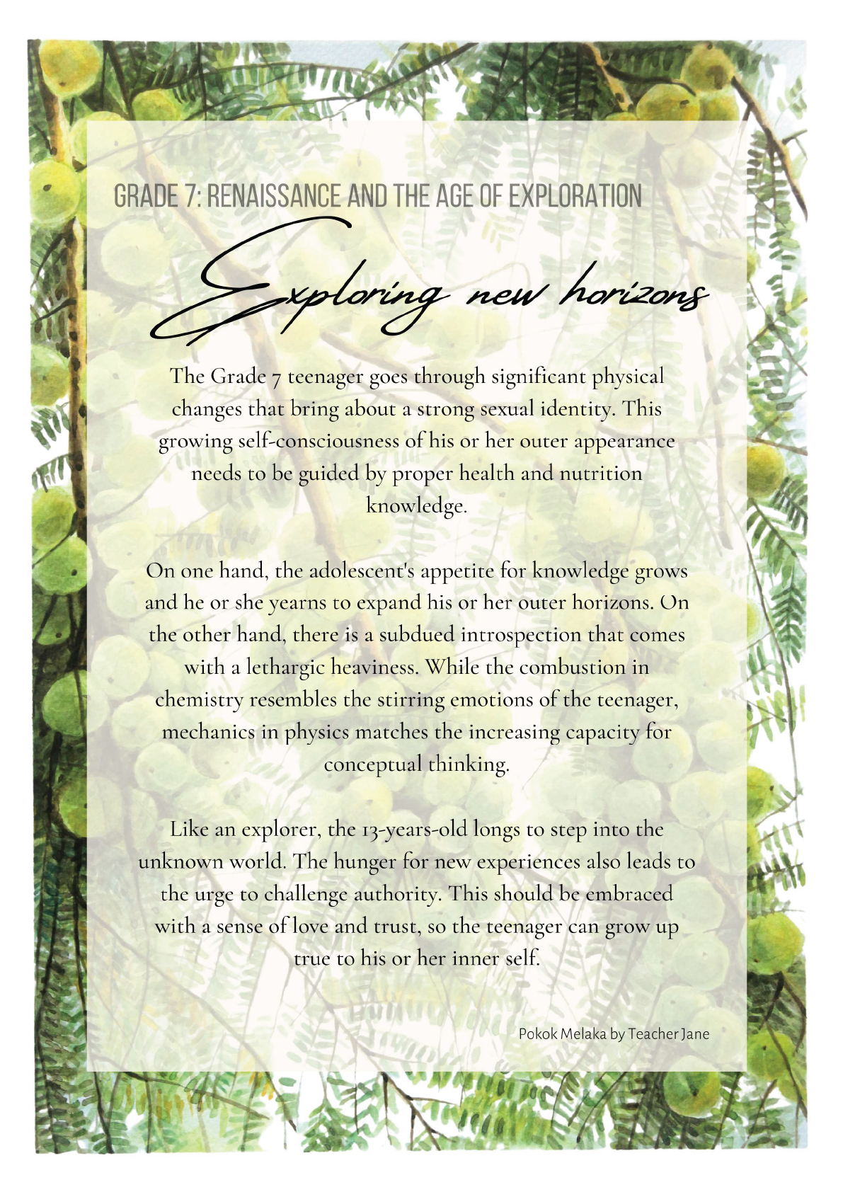 Exploring new horizons